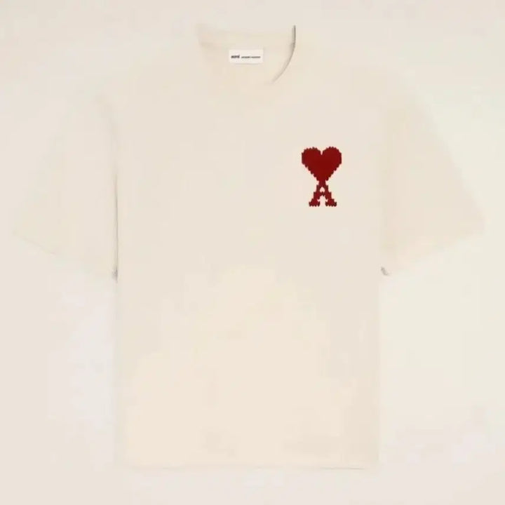 [BUNJANG] Ami Small Heart Logo T-shirt / 아미 빅로고 하트 로고 반팔