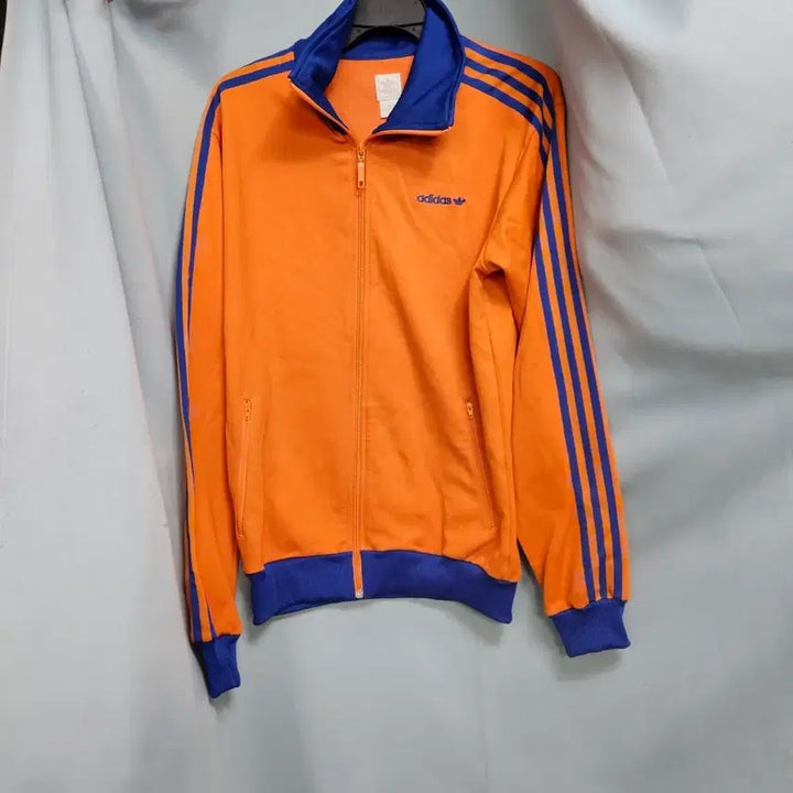 [BUNJANG] Adidas Beckenbauer Track Top Jersey / 아디다스 베켄바우어 오렌지블루 트랙탑져지  M