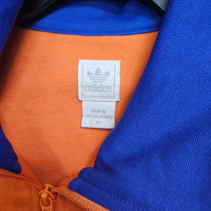 [BUNJANG] Adidas Beckenbauer Track Top Jersey / 아디다스 베켄바우어 오렌지블루 트랙탑져지  M