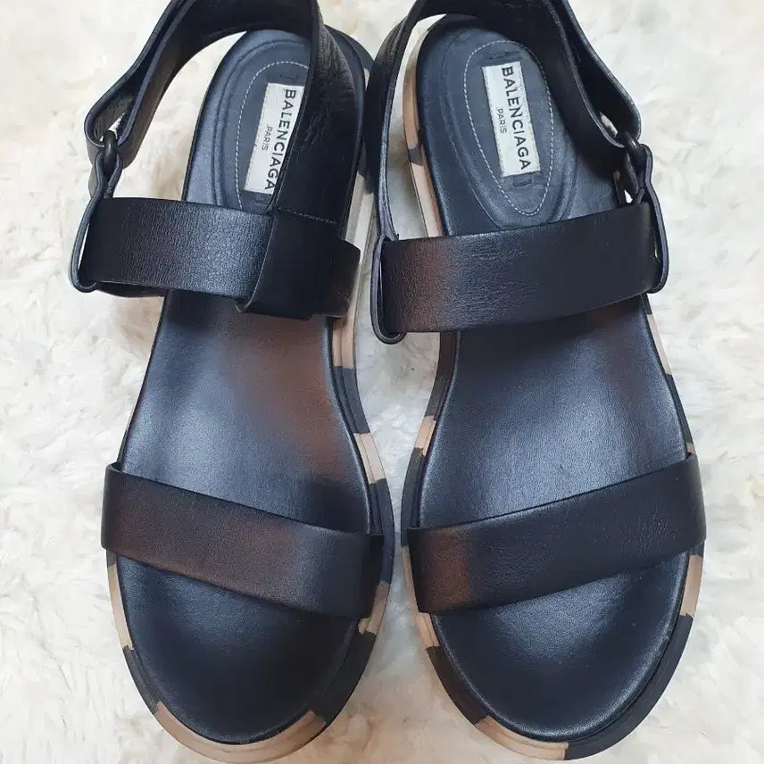 [BUNJANG] Balenciaga Black Strap Sandals / 발렌시아가 블랙 스트랩 샌들 3235m