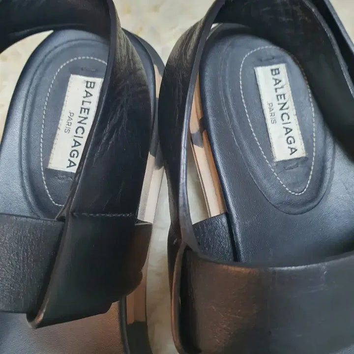 [BUNJANG] Balenciaga Black Strap Sandals / 발렌시아가 블랙 스트랩 샌들 3235m
