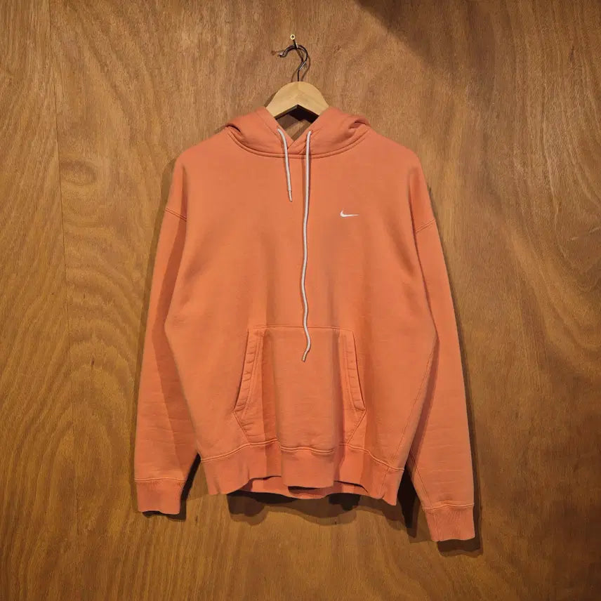 [BUNJANG] Nike Fleece Orange Hoodie M / 나이키 기모 오렌지 후드티 M (번567
