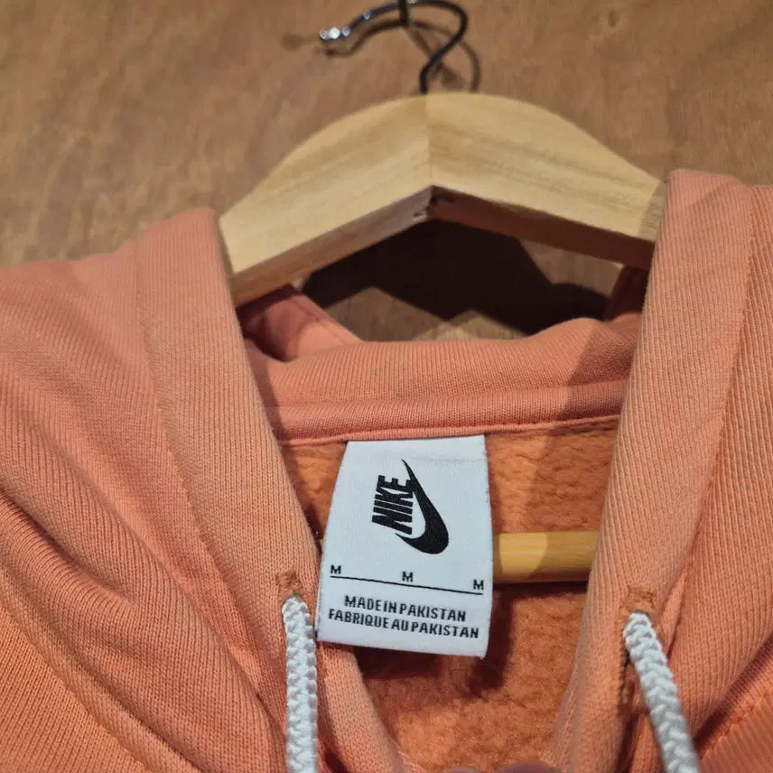 [BUNJANG] Nike Fleece Orange Hoodie M / 나이키 기모 오렌지 후드티 M (번567