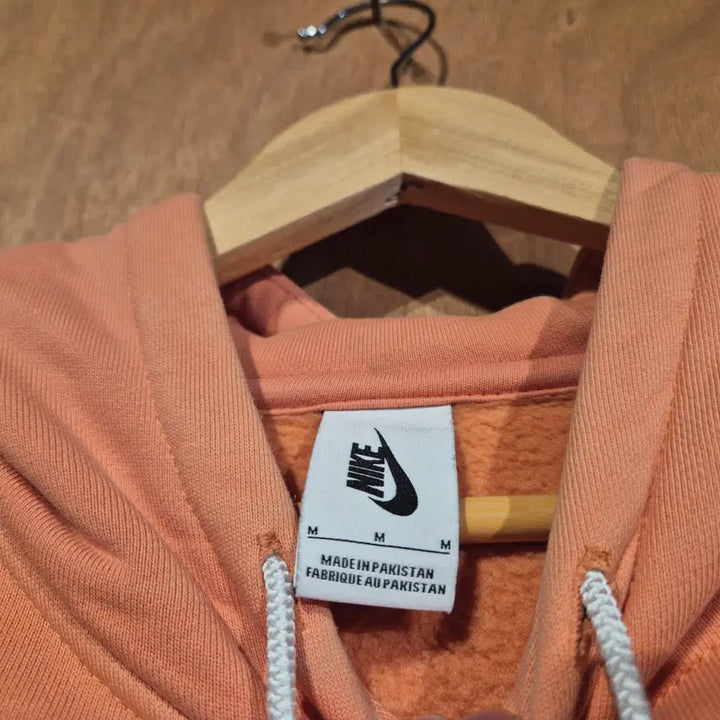 [BUNJANG] Nike Fleece Orange Hoodie M / 나이키 기모 오렌지 후드티 M (번567