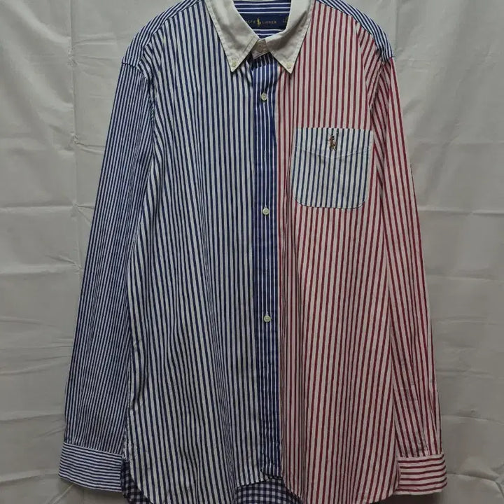 [BUNJANG] Polo Color Block Shirt / 폴로 컬러블락 셔츠
