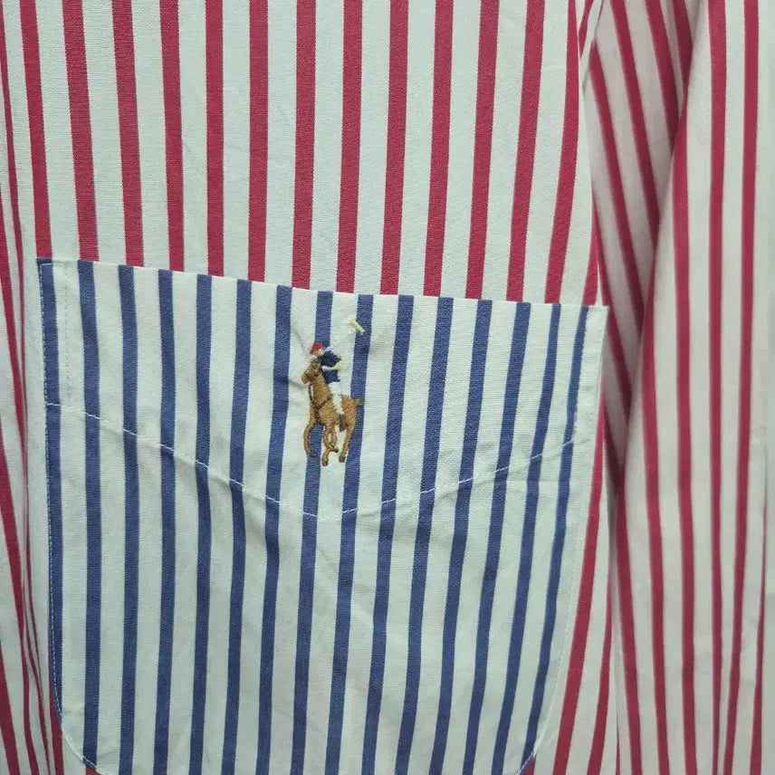 [BUNJANG] Polo Color Block Shirt / 폴로 컬러블락 셔츠