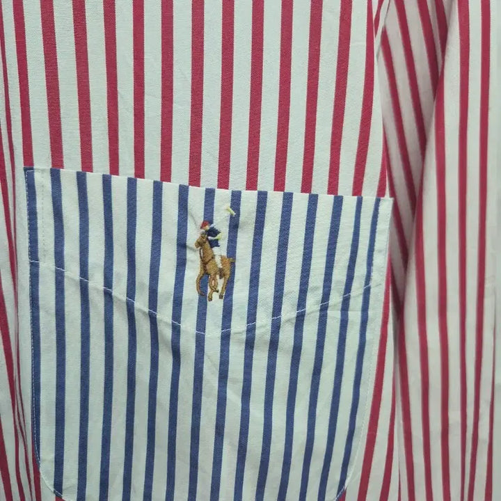[BUNJANG] Polo Color Block Shirt / 폴로 컬러블락 셔츠