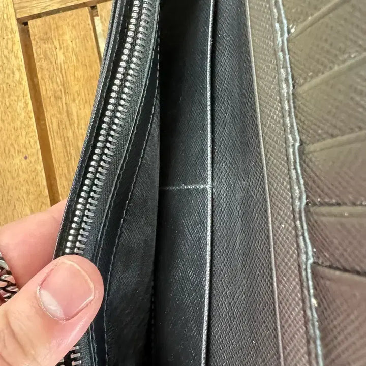 [BUNJANG] Prada Saffiano Long Wallet / 프라다 블랙 사피아노 장지갑