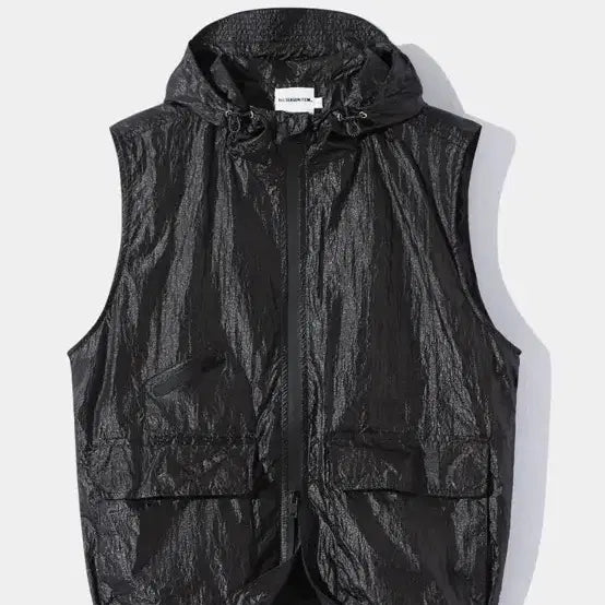 [BUNJANG] Dimitri Black ASI 2-Way Nylon Metal Hood Vest / 새상품) 디미트리블랙 ASI 2WAY 나일론 메탈 후드 베스트_블랙