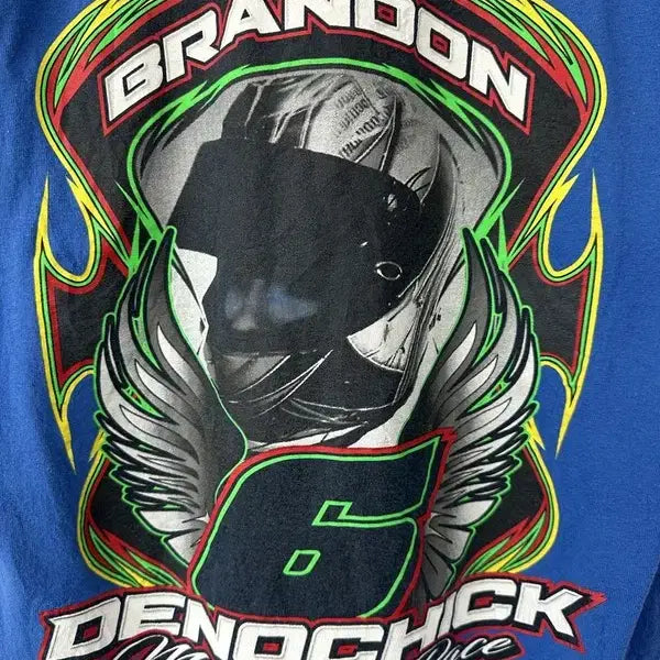 [BUNJANG] GILDAN Motorcycle Graphic T-Shirt / [M] GILDAN 모터사이클 바이크그래픽 반팔티