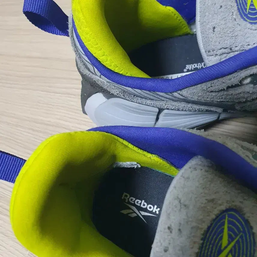 [BUNJANG] Reebok Kinetic 2.5 Edge Gray Lime Sneakers / 리복 직 키네티카 2.5 엣지 그레이 라임 280