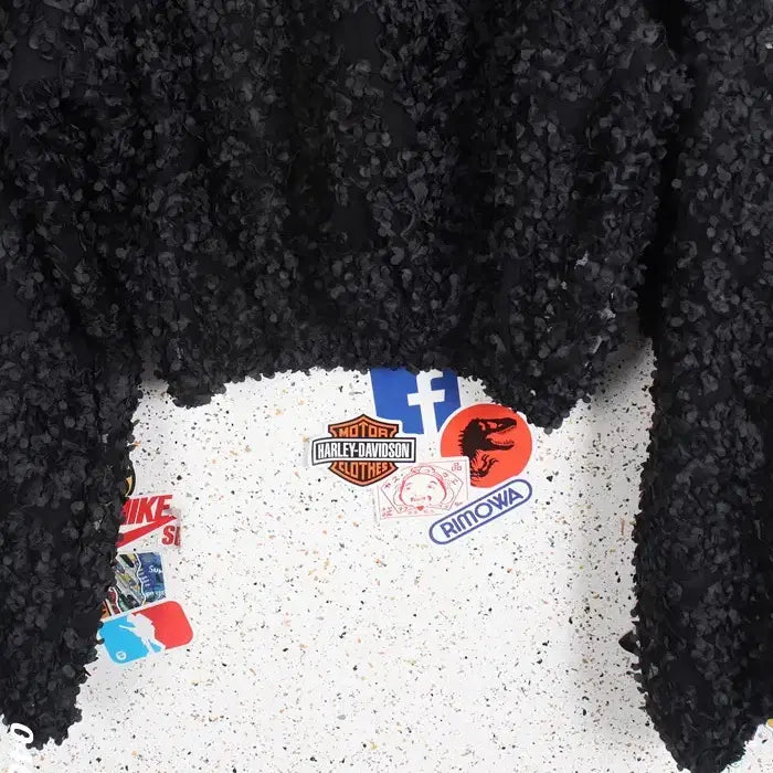 [BUNJANG] ZARA Boucle See-Through Black Blouse (Size S) / 여성S / 자라 부클 시스루 블랙 블라우스BK 12-137