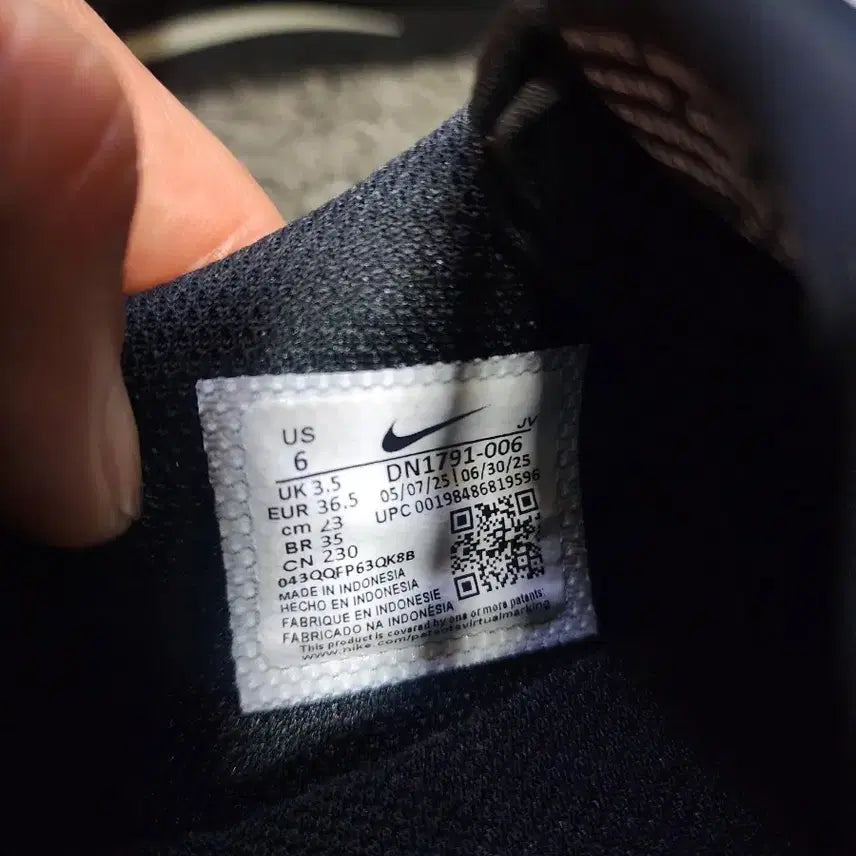 [BUNJANG] Nike Cortez Black Sneakers (Women&