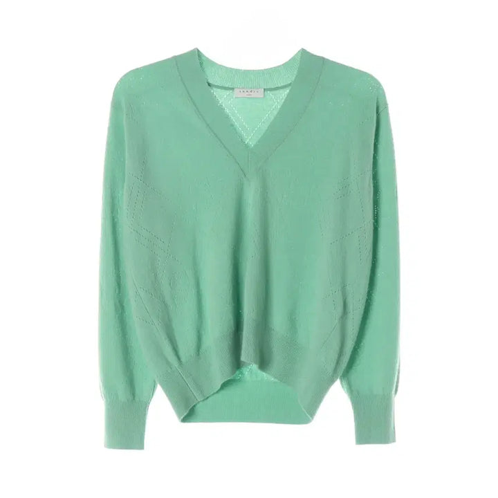 [BUNJANG] Sandro Cashmere Knit Sweater / 산드로 캐시미어 니트 여성 1size