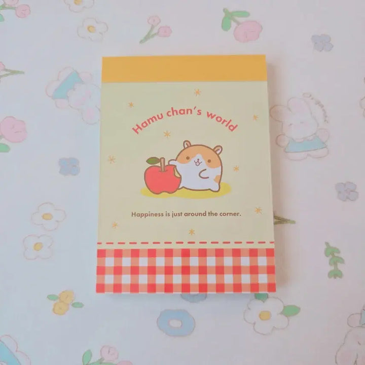 [BUNJANG] Heisei Hamu-chan Ham Mini Memo Pad / 일본정품)헤이세이 하무짱 햄 미니떡메 지류 다꾸