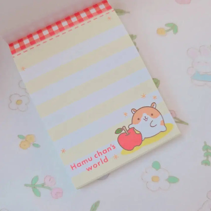 [BUNJANG] Heisei Hamu-chan Ham Mini Memo Pad / 일본정품)헤이세이 하무짱 햄 미니떡메 지류 다꾸