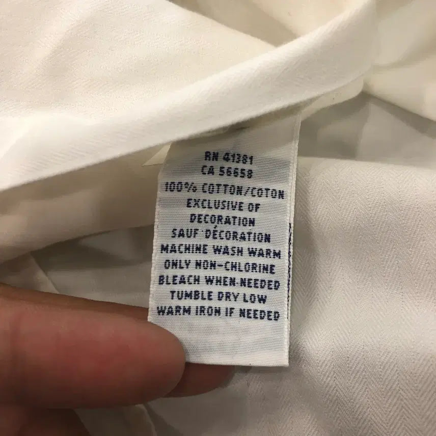 [BUNJANG] Polo Ralph Lauren White Shirt / 100 폴로 랄프로렌 화이트 셔츠