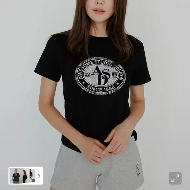 [SOLD OUT] 무신사 어썸스튜디오 블랙 반팔티