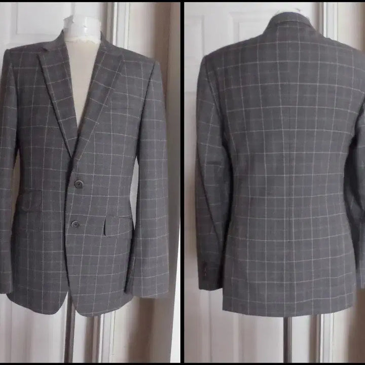 [BUNJANG] Mvio Slim Fit 95 Wool Blazer / 엠비오춘하콤비/슬림95/최상급