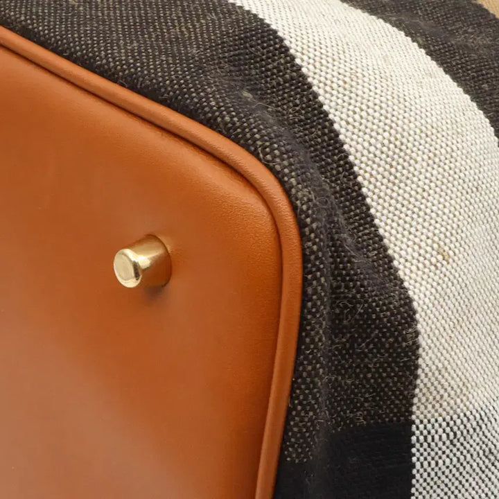 [BUNJANG] Burberry Ashby Hobo 2WAY Bag / 버버리 새들 브라운 레더 체크 애쉬비 빈 미듐 호보2WAY 3945742