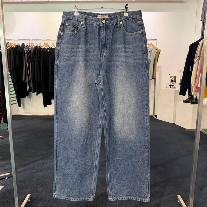 [BUNJANG] Marie Claire Wide Denim Jeans / [택포] [31] 마리끌레르 와이드데님 청바지
