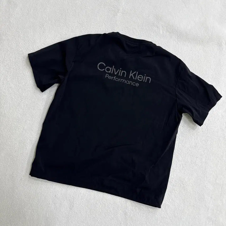 [BUNJANG] Calvin Klein Woven Pocket T-Shirt / S 켈빈클라인 우븐 포켓 반팔 티셔츠 0414T