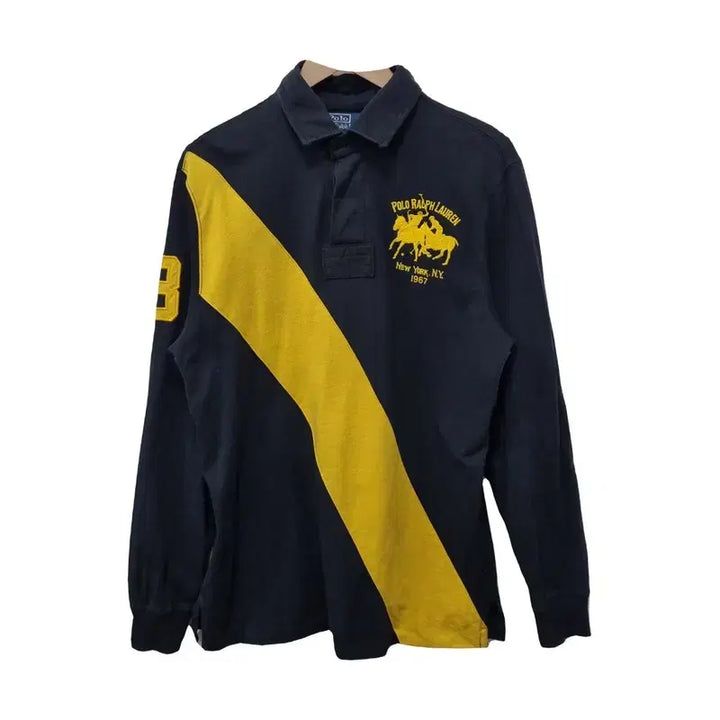 [BUNJANG] Polo Ralph Lauren Rugby Collar T-shirt / 남L/폴로 랄프로렌 럭비 카라 티셔츠
