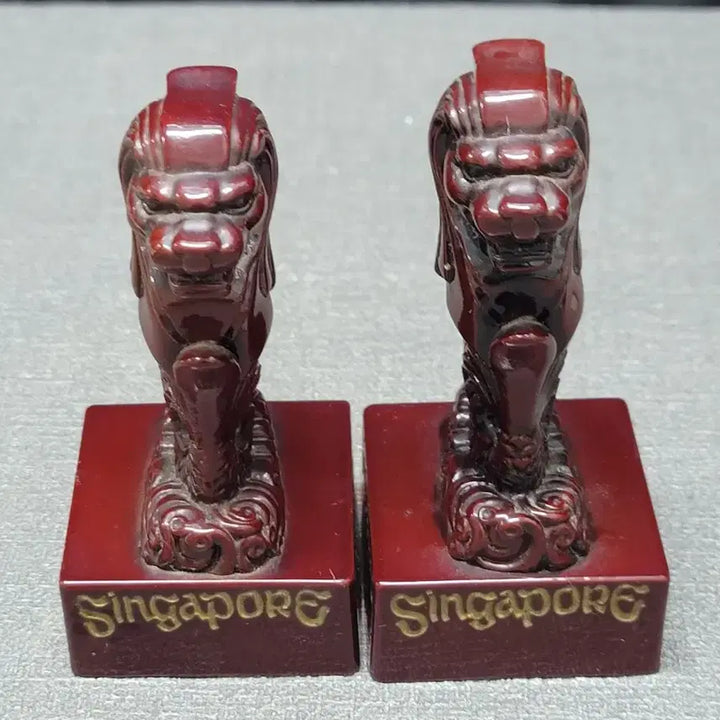 [BUNJANG] Singapore Merlion Statue Set / 싱가포르 머라이언 조각상 2점