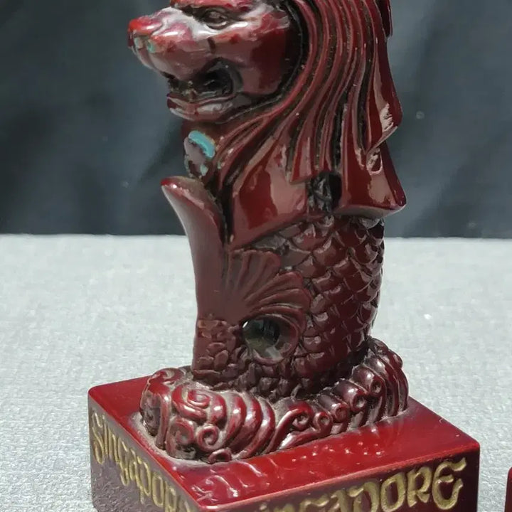 [BUNJANG] Singapore Merlion Statue Set / 싱가포르 머라이언 조각상 2점