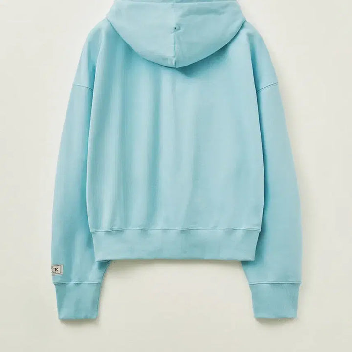 [BUNJANG] Setter Apero Pocket Crop Hoodie Blue / 세터 (W) 아페로 포켓 크롭 후드 티셔츠 블루