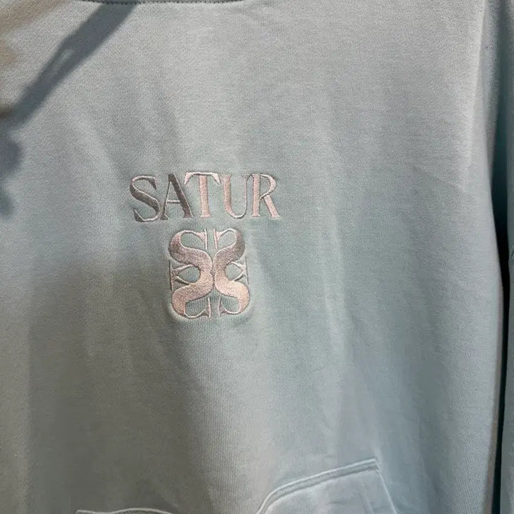 [BUNJANG] Setter Apero Pocket Crop Hoodie Blue / 세터 (W) 아페로 포켓 크롭 후드 티셔츠 블루