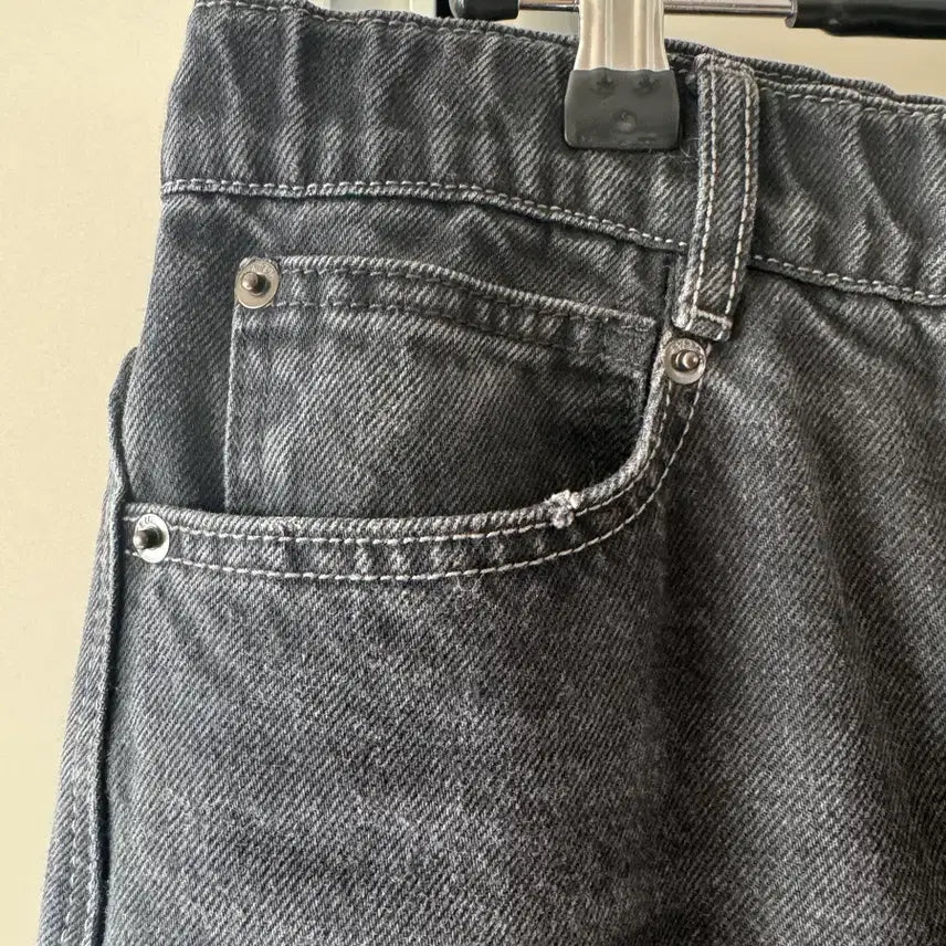[BUNJANG] System Black Denim Pants / 시스템 블랙 데님