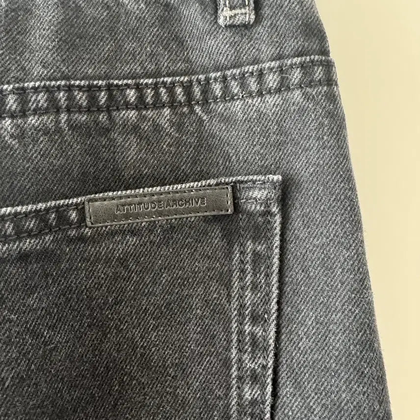 [BUNJANG] System Black Denim Pants / 시스템 블랙 데님