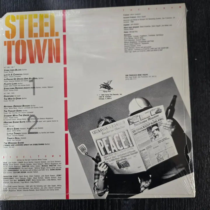 [BUNJANG] Steeltown Musical LP Record / 수입원판LP>뮤지컬 STEEL TOWN LP