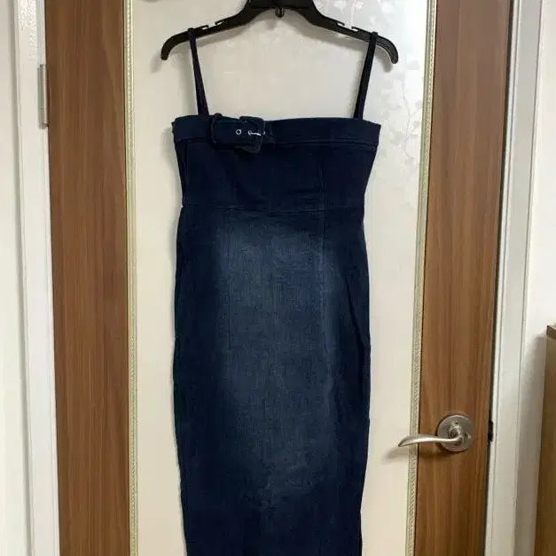 [BUNJANG] Office Denim Midi Dress / 145 office 데님 미디 드레스