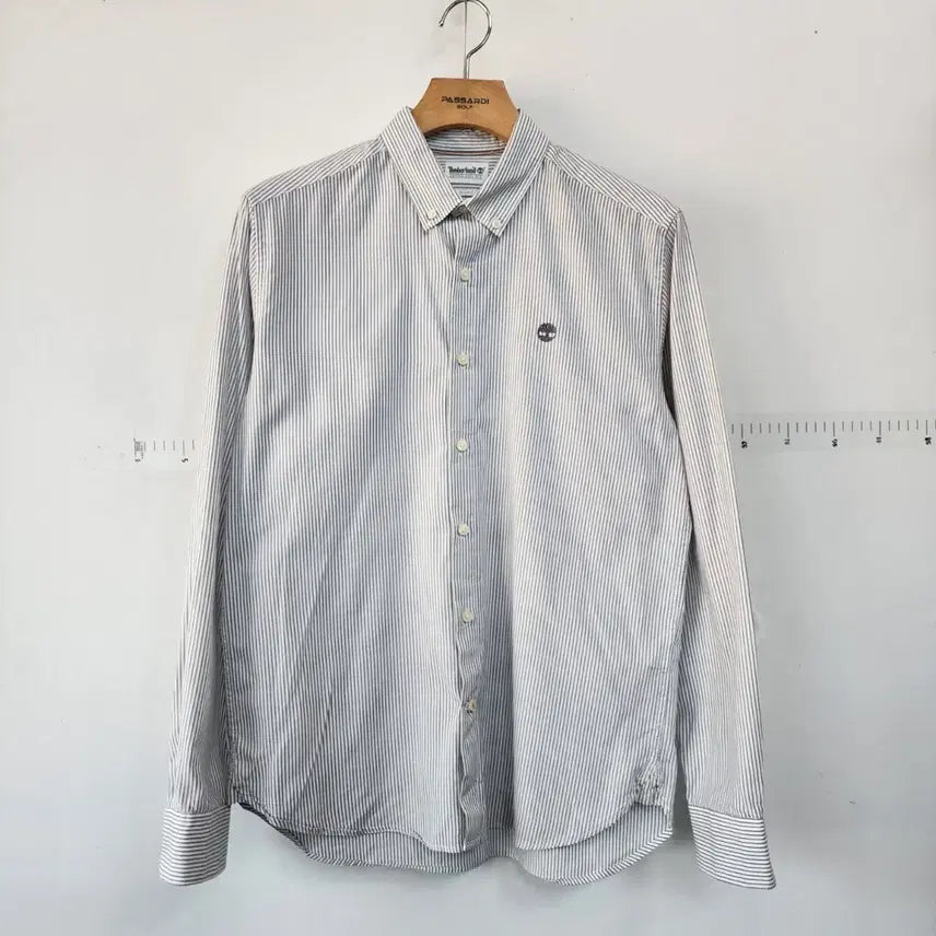 [BUNJANG] Timberland Striped Long Sleeve Shirt / 팀버랜드 스트라이프 긴팔 셔츠