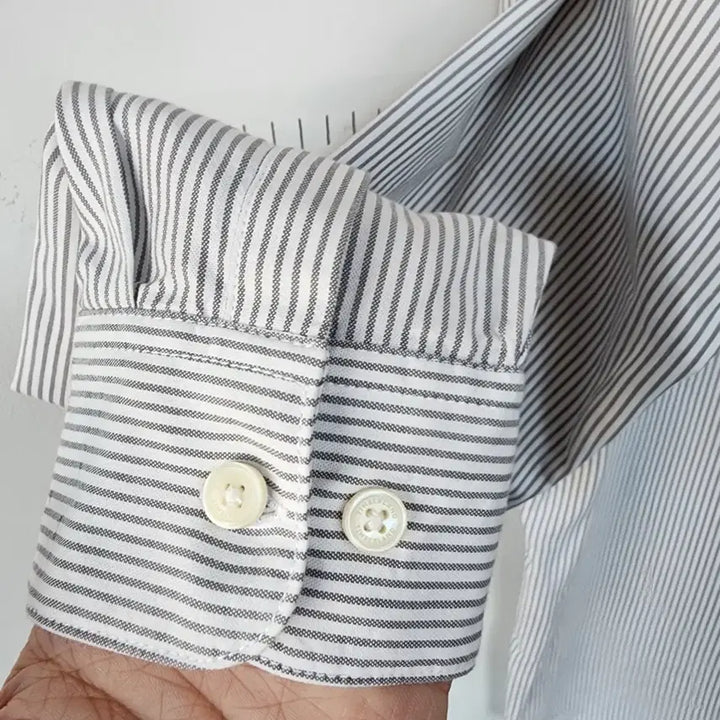 [BUNJANG] Timberland Striped Long Sleeve Shirt / 팀버랜드 스트라이프 긴팔 셔츠