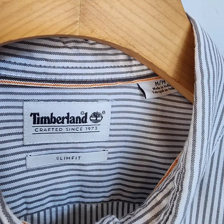 [BUNJANG] Timberland Striped Long Sleeve Shirt / 팀버랜드 스트라이프 긴팔 셔츠