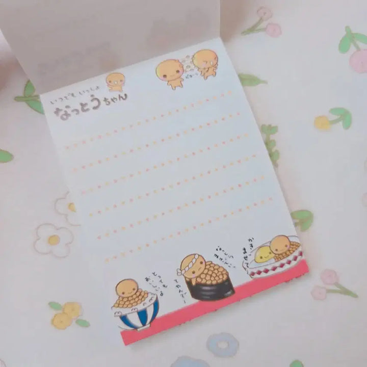 [BUNJANG] Heisei Natto-chan Mini Memo Pad Stationery / 일본정품)헤이세이 낫토짱 나토짱 미니떡메 지류 다꾸