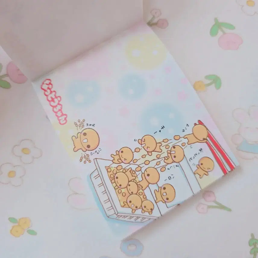 [BUNJANG] Heisei Natto-chan Mini Memo Pad Stationery / 일본정품)헤이세이 낫토짱 나토짱 미니떡메 지류 다꾸