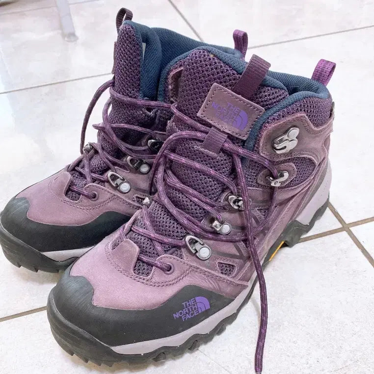 [BUNJANG] The North Face Leather Vibram Gore-Tex Hiking Boots / 몽빈티지(245)노스페이스가죽비브람고어텍스등산화