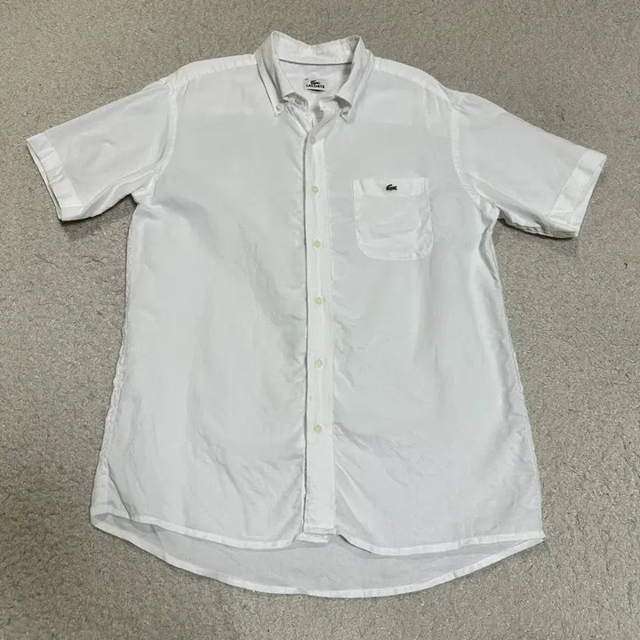 [SOLD OUT] 라코스테 반팔 셔츠 화이트 42