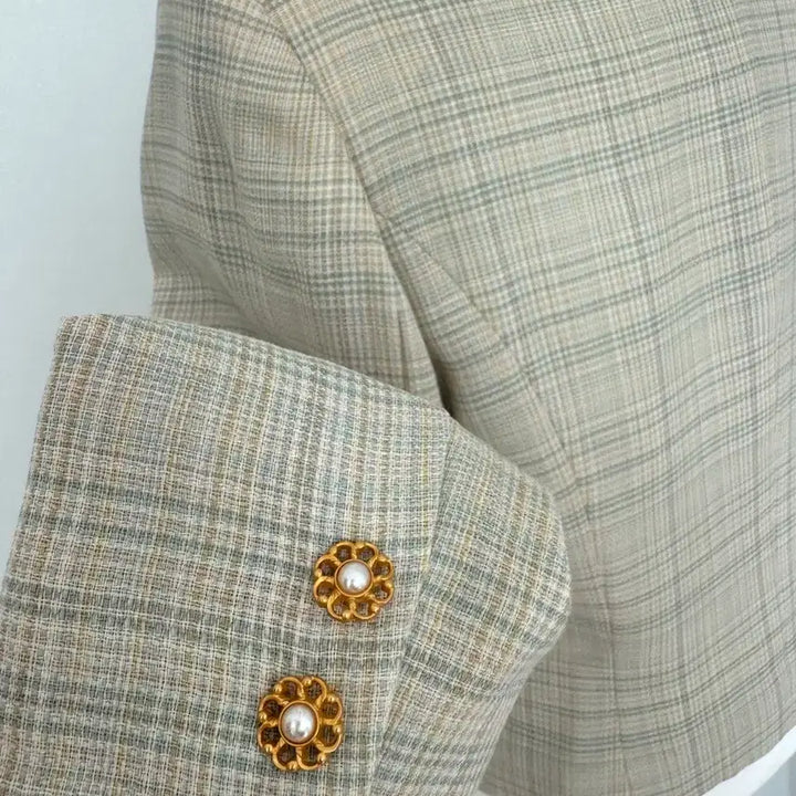 [BUNJANG] Vintage Check Jacket / 빈티지 모 체크 자켓