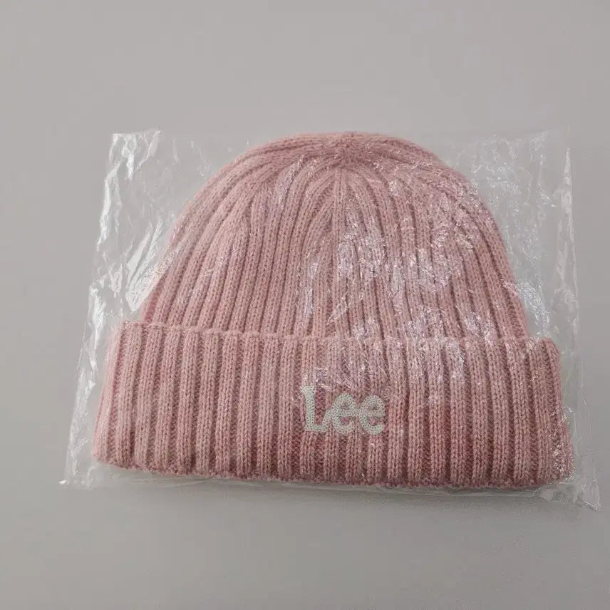 [BUNJANG] Lee Knit Short Beanie Pink / [새상품] Lee 리 니트 숏 비니 핑크