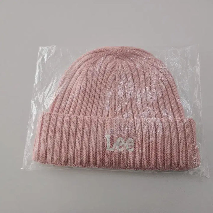 [BUNJANG] Lee Knit Short Beanie Pink / [새상품] Lee 리 니트 숏 비니 핑크