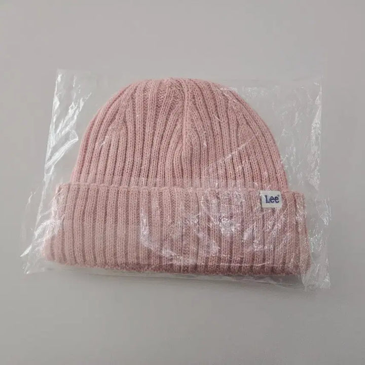 [BUNJANG] Lee Knit Short Beanie Pink / [새상품] Lee 리 니트 숏 비니 핑크