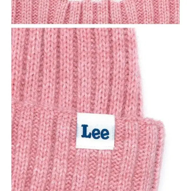 [BUNJANG] Lee Knit Short Beanie Pink / [새상품] Lee 리 니트 숏 비니 핑크
