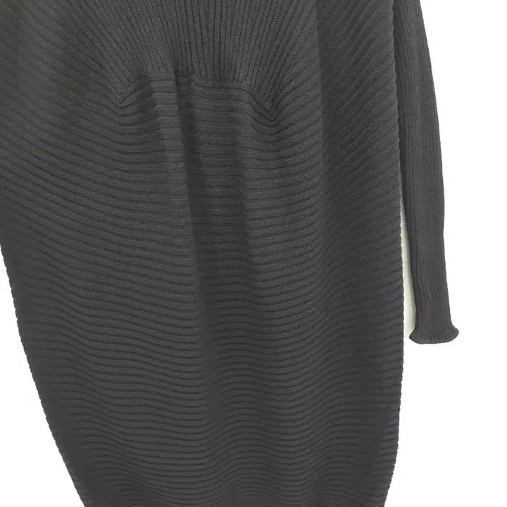 [BUNJANG] M COS Striped Knit Midi Dress Black / M COS 코스 니트 스트라이프 원피스 블랙
