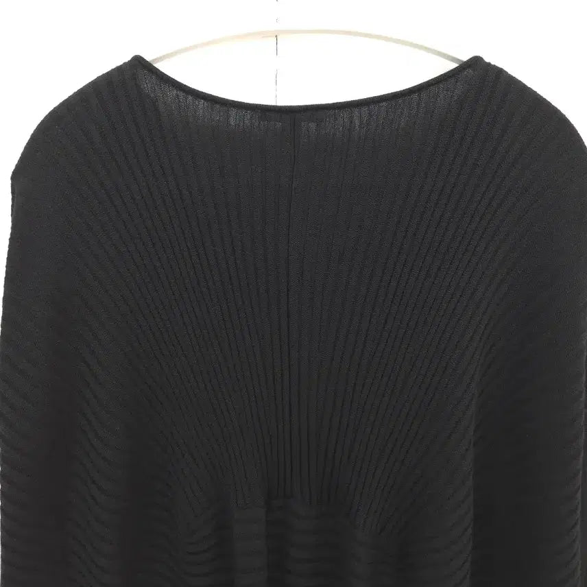 [BUNJANG] M COS Striped Knit Midi Dress Black / M COS 코스 니트 스트라이프 원피스 블랙