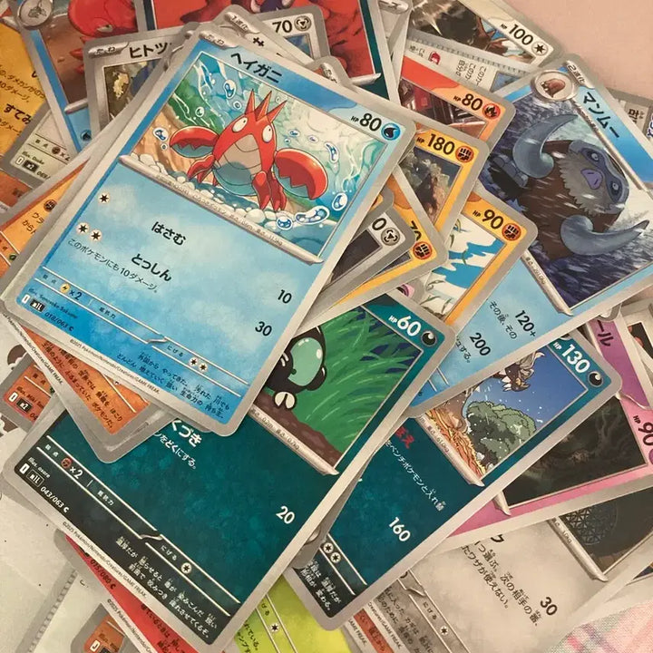 [BUNJANG] Japanese Pokemon Cards Bundle Set / 총67장)하자X 일본 포켓몬 카드 일어판 포켓몬스터 카드팩 게임카드